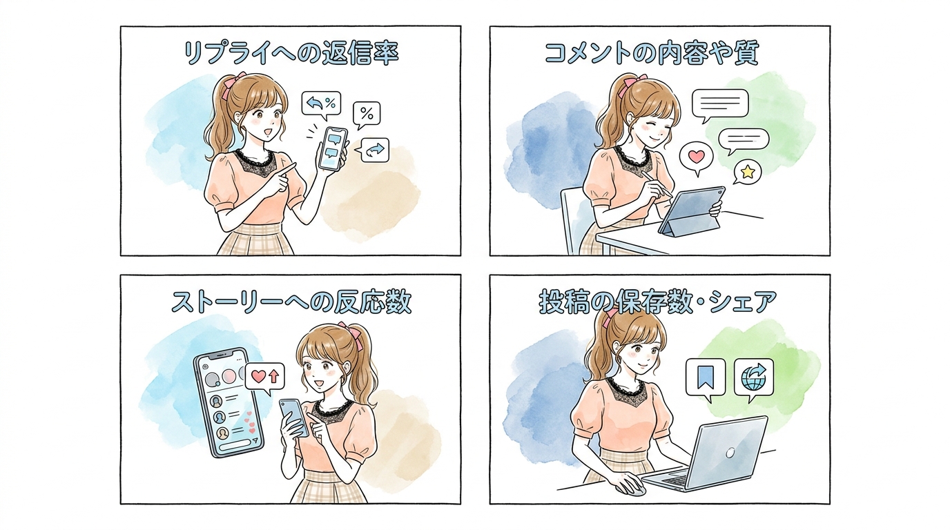 SNSのフォロワー数より「反応の質」が問われる傾向がある