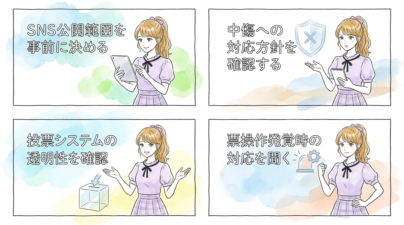 SNS中傷・票操作が発覚して拡散した内部崩壊型トラブル
