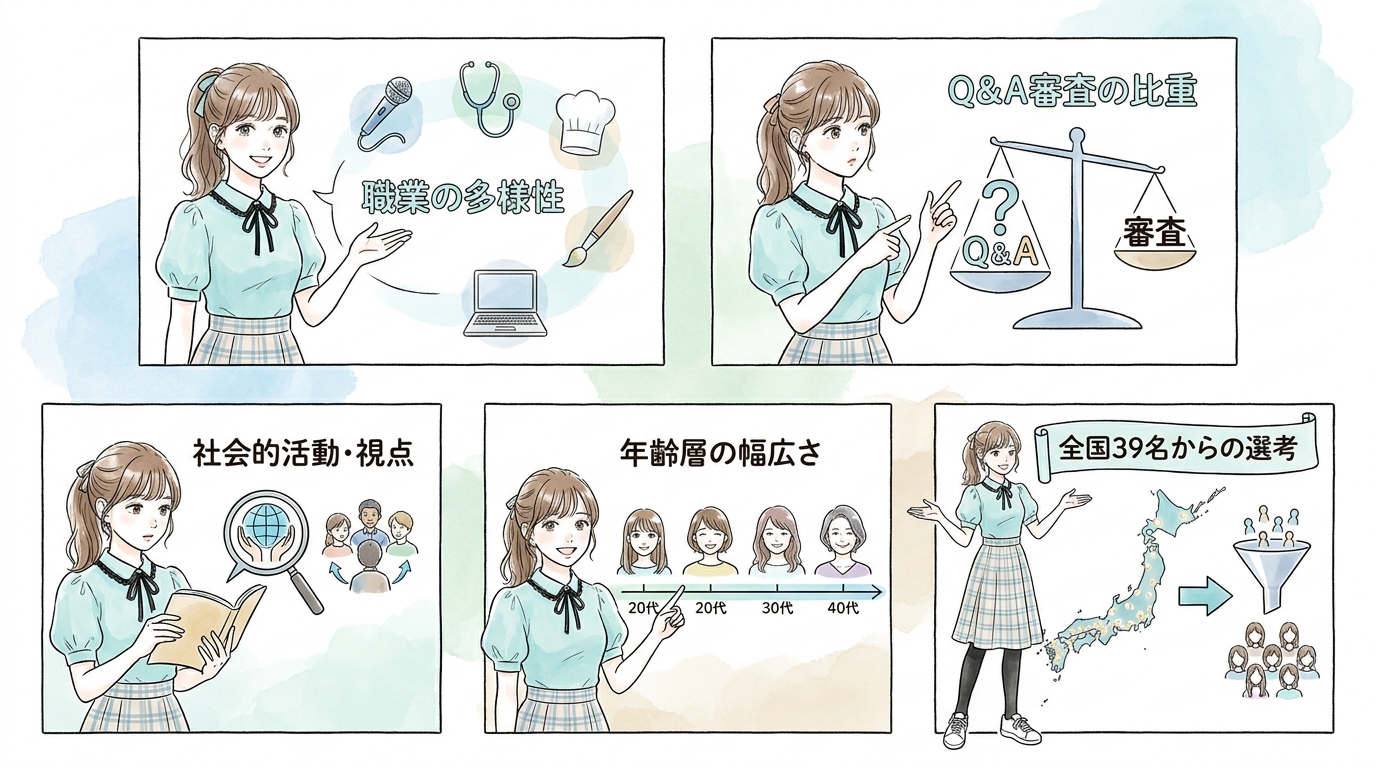 グランプリ選出の背景とTOP10に残った顔ぶれ