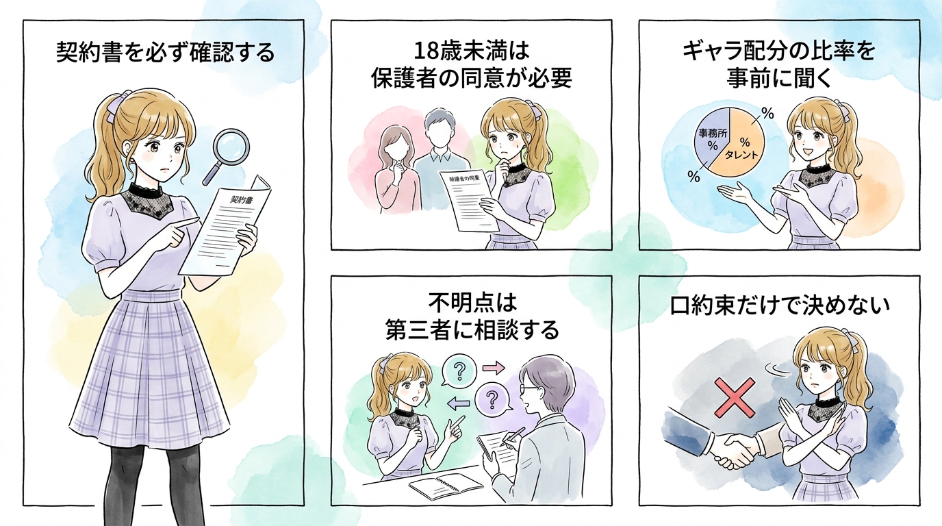 タレントの契約形態とギャラ配分について出ている情報