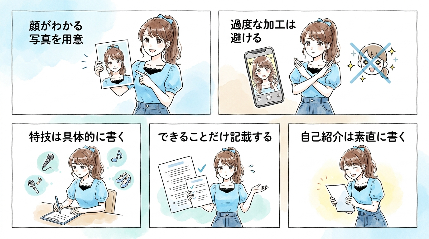 一次審査で提出が求められる書類と写真の実際