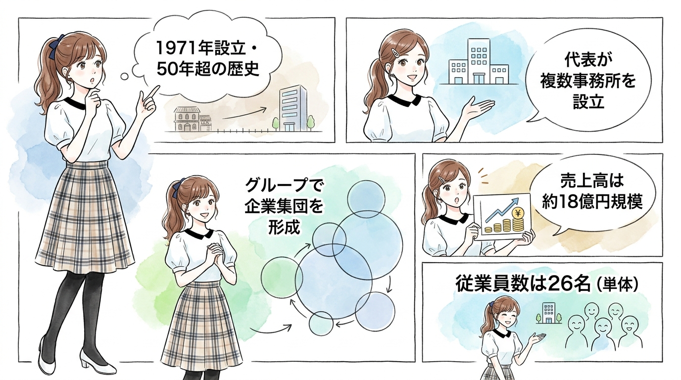 半世紀以上続く事務所がグループ企業を拡大してきた経緯