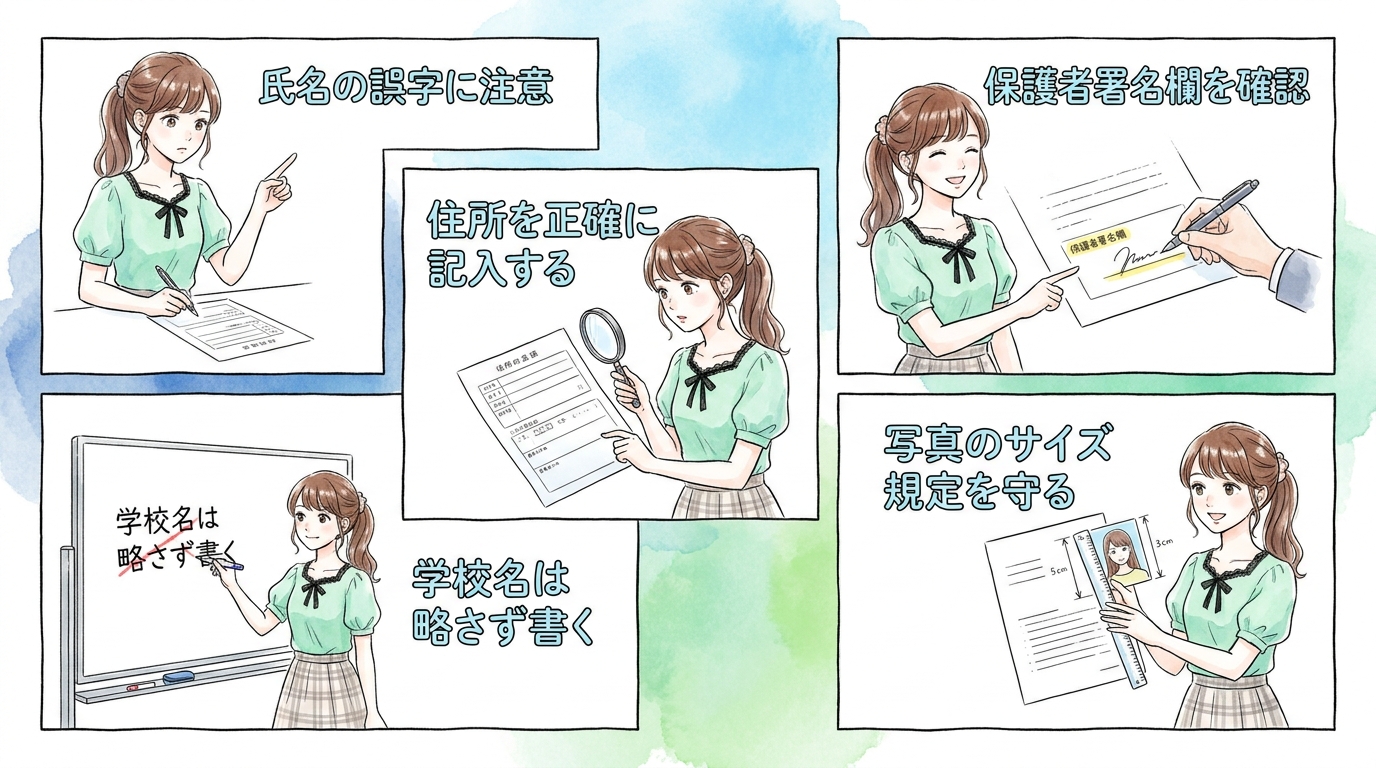 受験票が届いてから変更できないことを知っておく