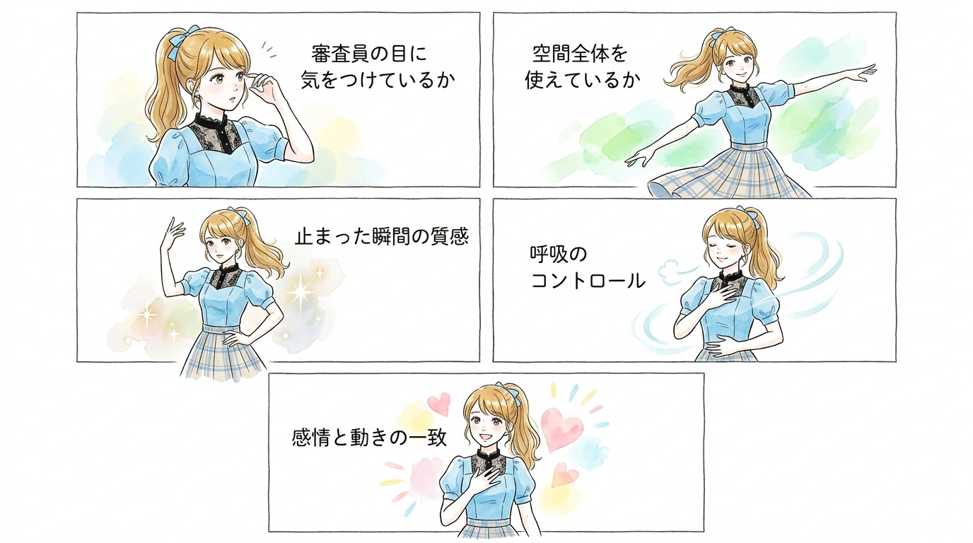 審査で見られているのは「完成度」だけではないとわかる