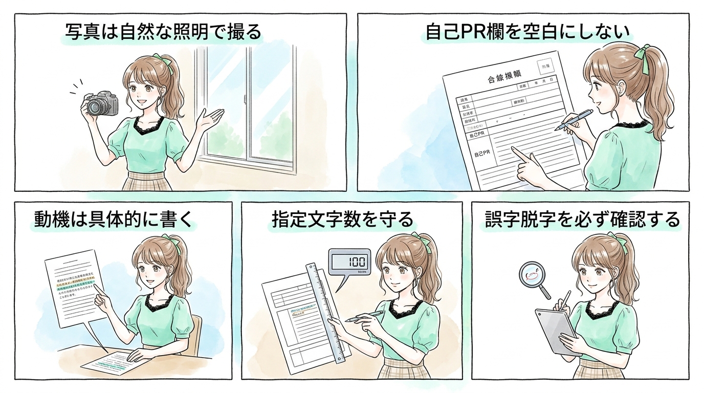 書類エントリーで問われる項目と落とされやすい理由