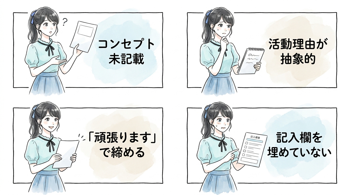 書類・エントリーシートで落とされる理由が選考資料からわかる