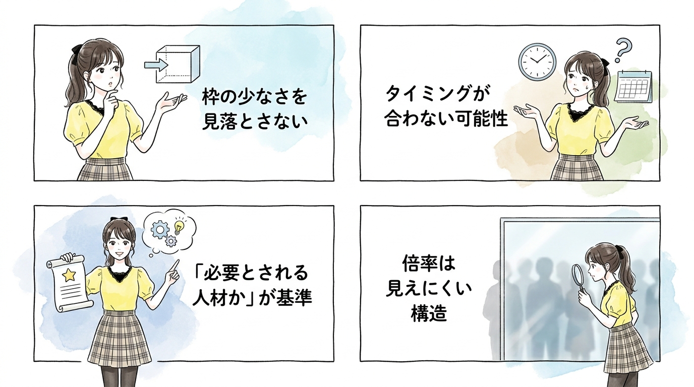 「小さい事務所だから入りやすい」という思い込みが応募を遠ざけている