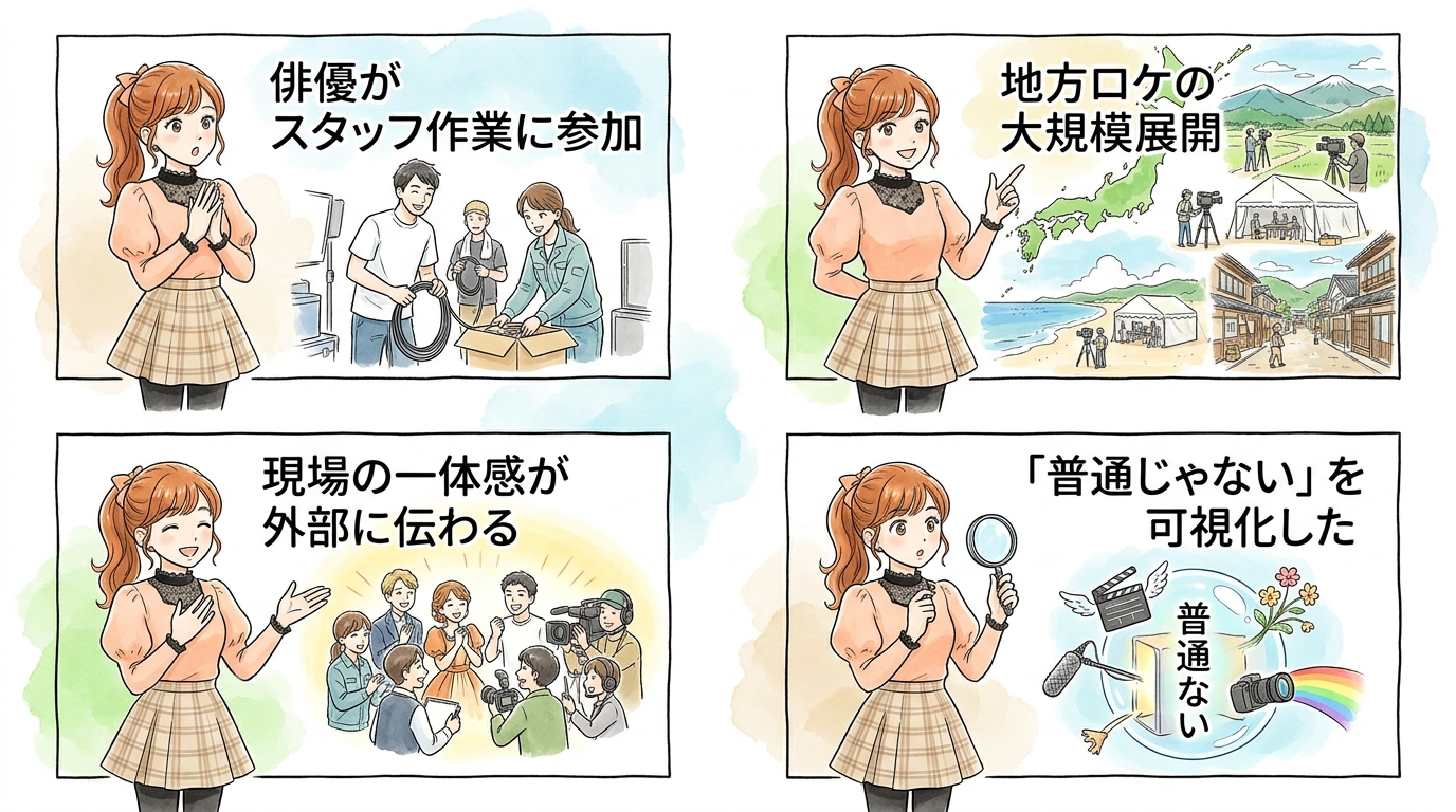 撮影現場で関係者が目撃した「普通の芸能プロではあり得ない」光景